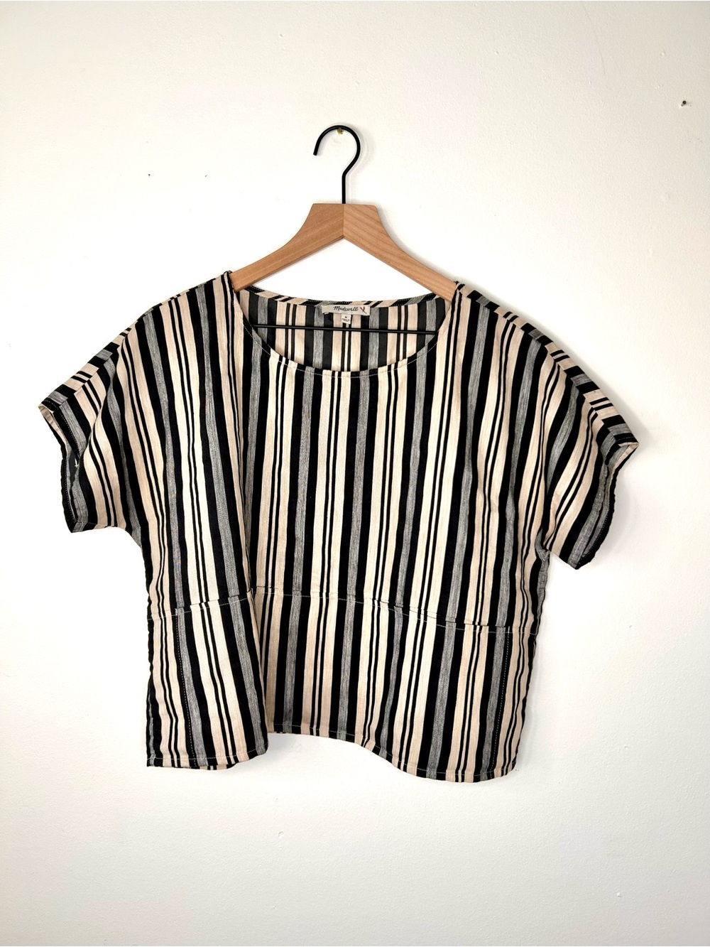 Madewell boxy top with pockets in Evelyn stripe - Picture 5 of 5